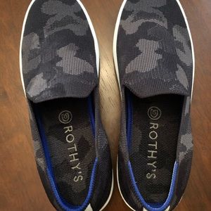 Rothy’s Grey Camo Sneakers Size 6.5